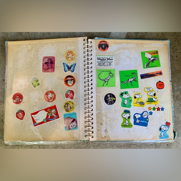 c. 1981 Vtg Spiral Bound Sticker Collection Album - Picture 11 of 16